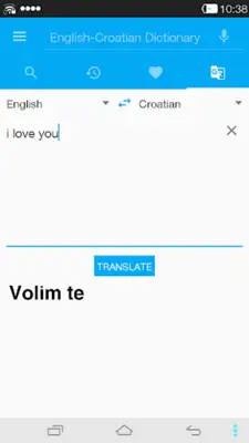 EN-HR Dict android App screenshot 0