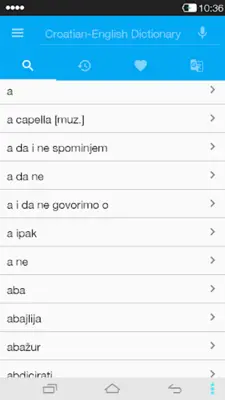 EN-HR Dict android App screenshot 3