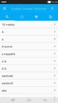 EN-HR Dict android App screenshot 4